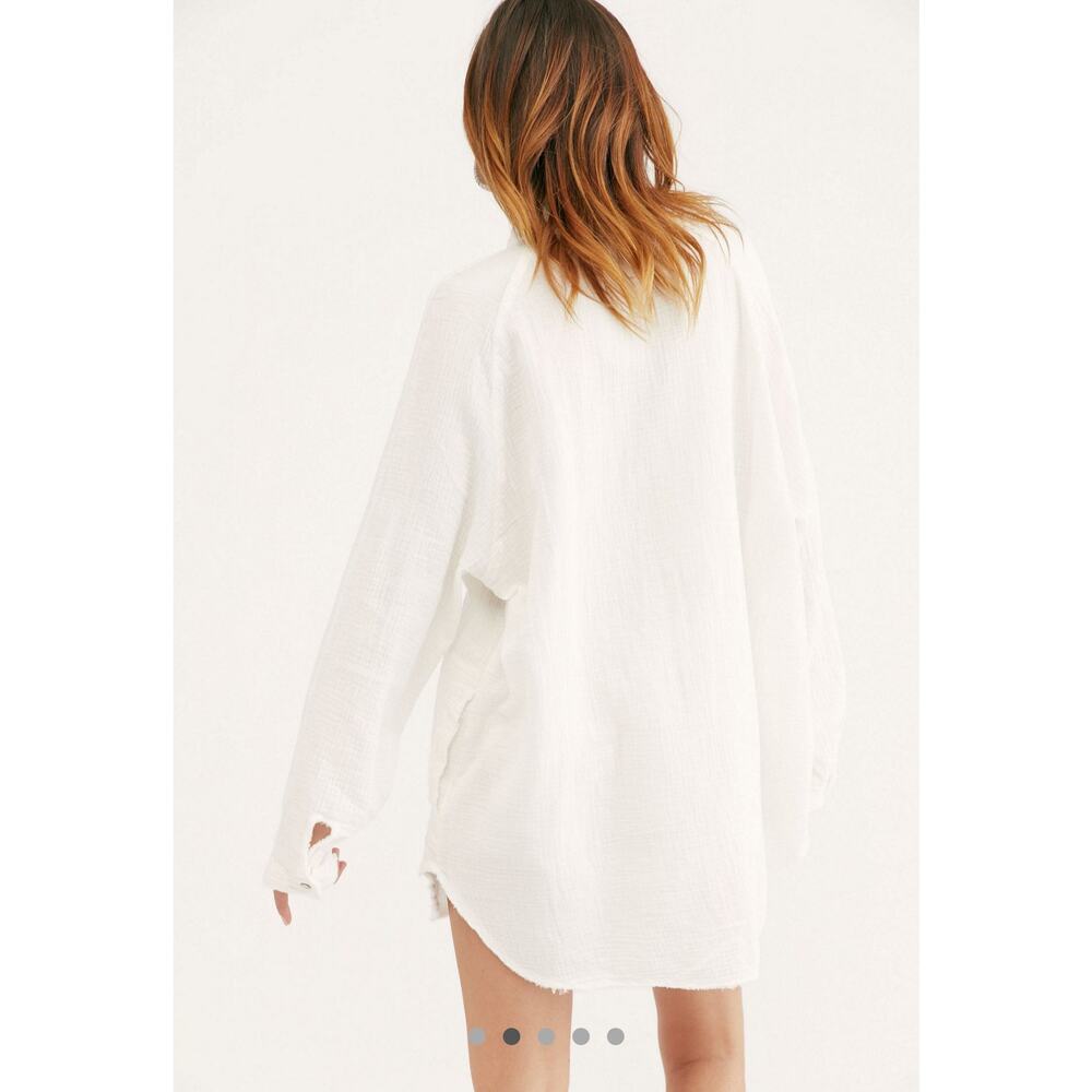 Free People - We The Free Summer Daydream Buttondown - Large - White - Picture 2 of 12